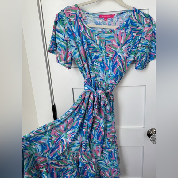 Simply Southern Women’s Tropical Print Dress size medium - Picture 3 of 8